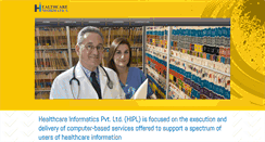 Desktop Screenshot of healthcareinformatics.co.in